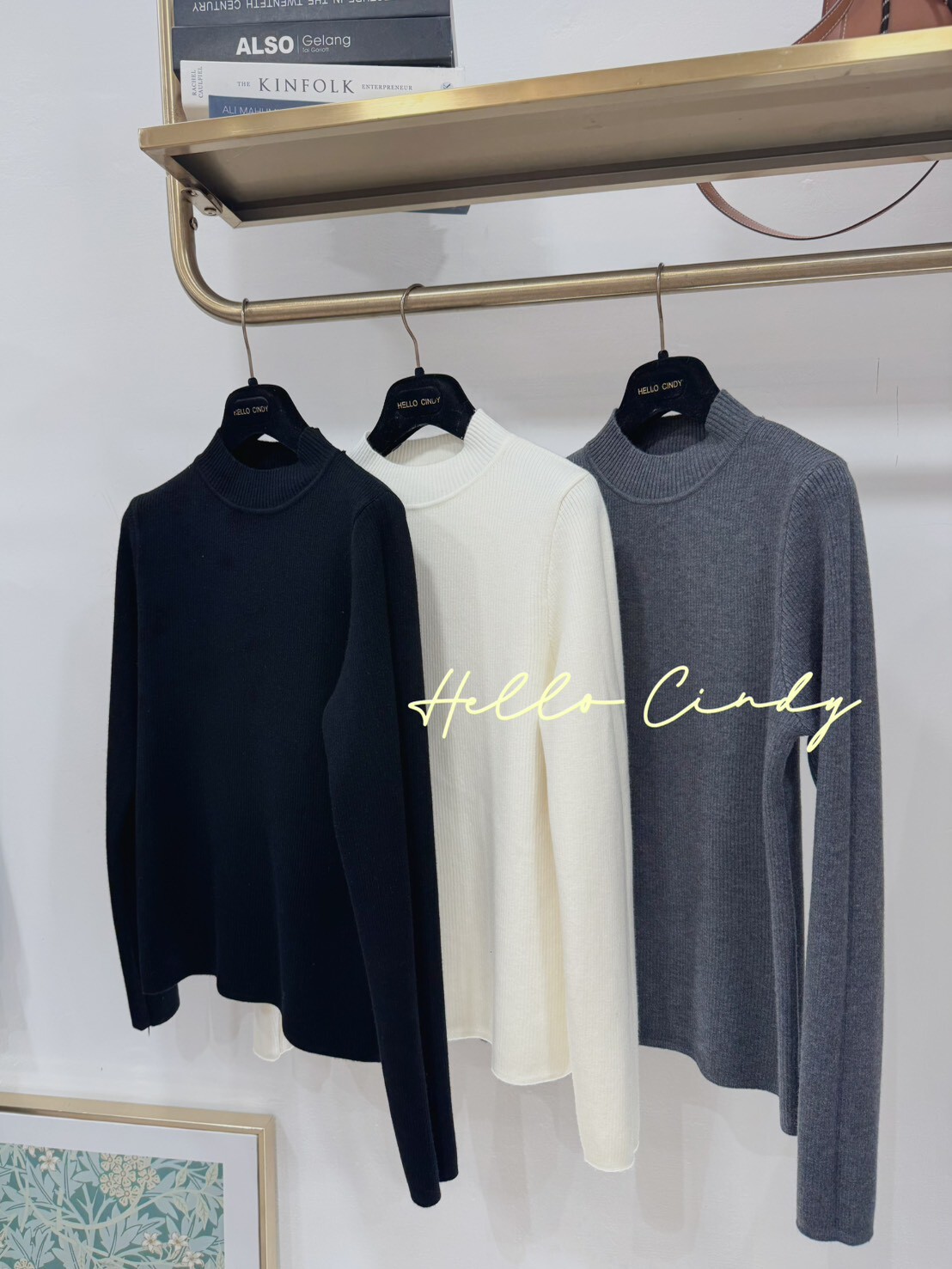 B01110 質感和版型很好的超顯瘦小立領水貂毛內裡上衣