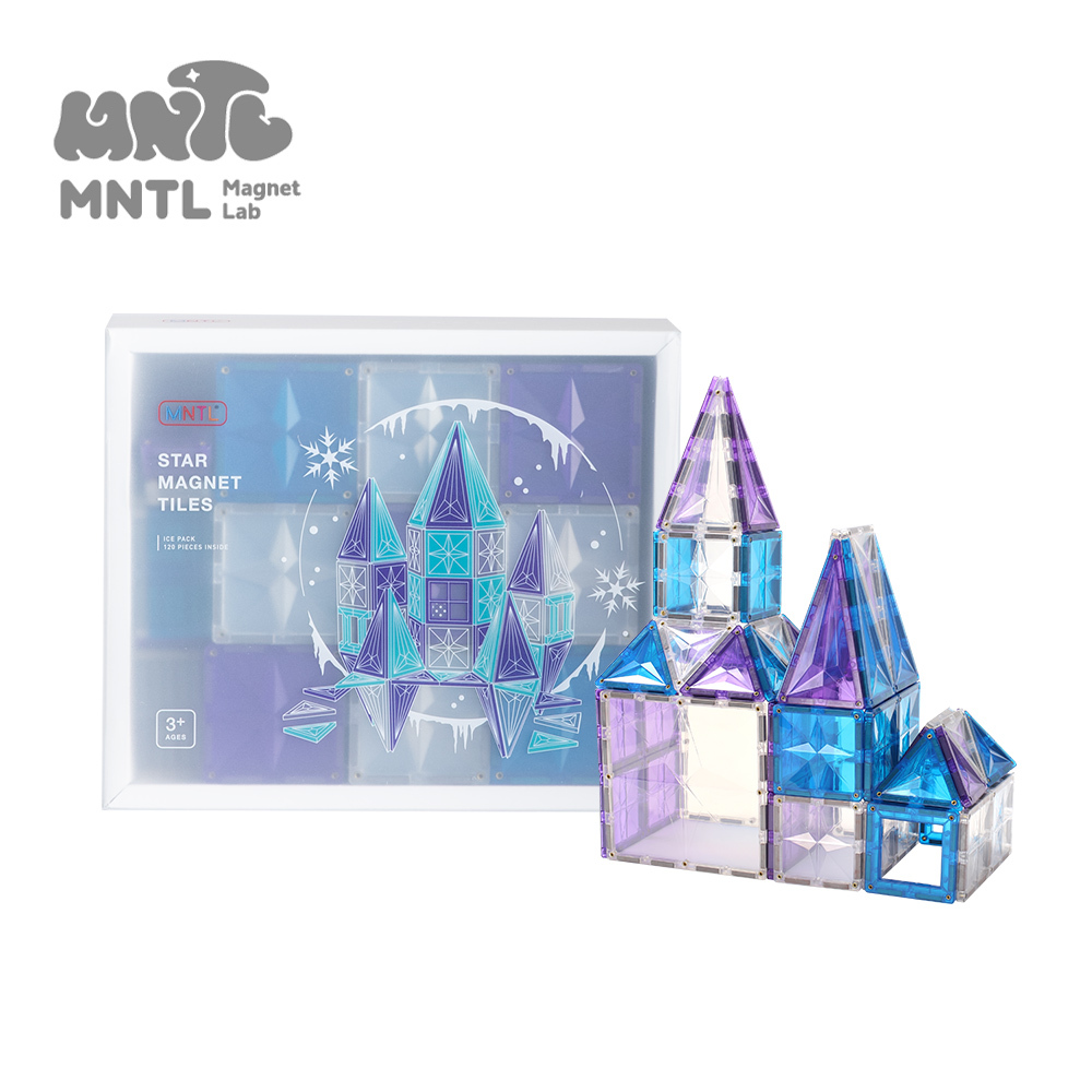 【MNTL】磁力積木/磁力片  冰雪夢境 Ice Pack  ( 120pcs )