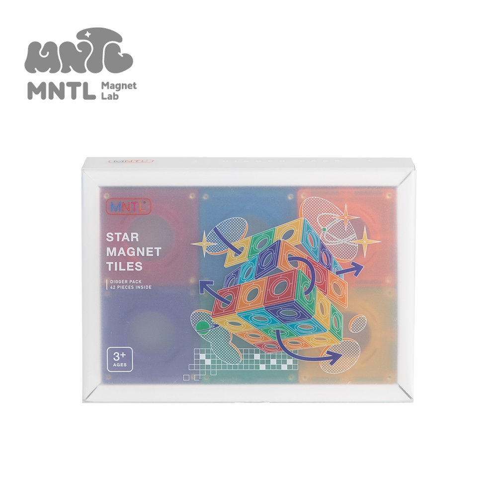 【MNTL】磁力積木/磁力片  發掘者組合 Digger Pack ( 42pcs )