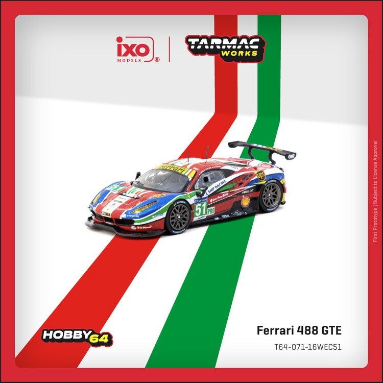 [預訂] Tarmac Works Ferrari 488 GTE