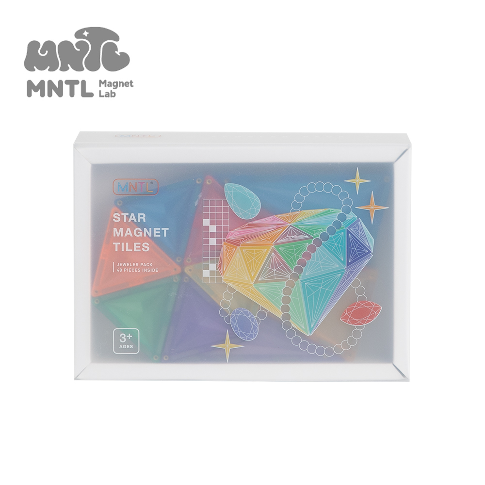 【MNTL】磁力積木/磁力片  珠寶收藏家 Jeweler Pack ( 48pcs )