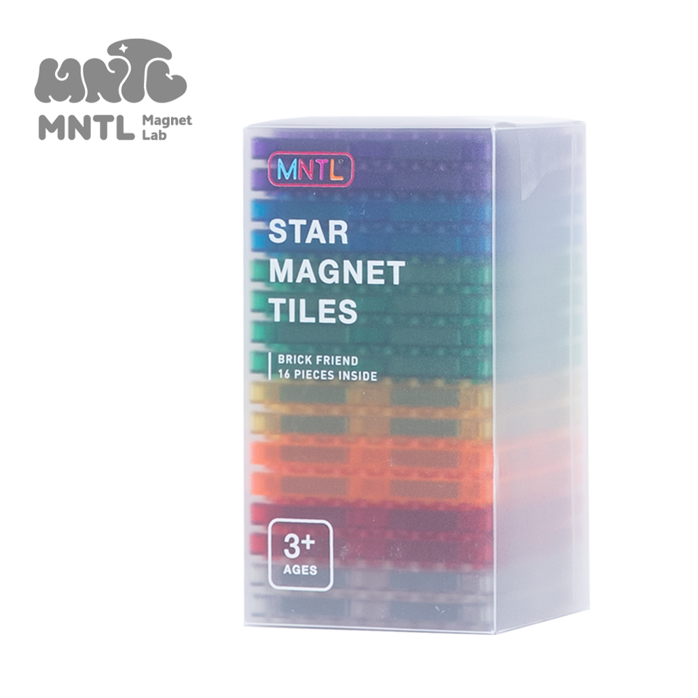 【MNTL】磁力積木/磁力片  積木好朋友 Brick Friends ( 16pcs )