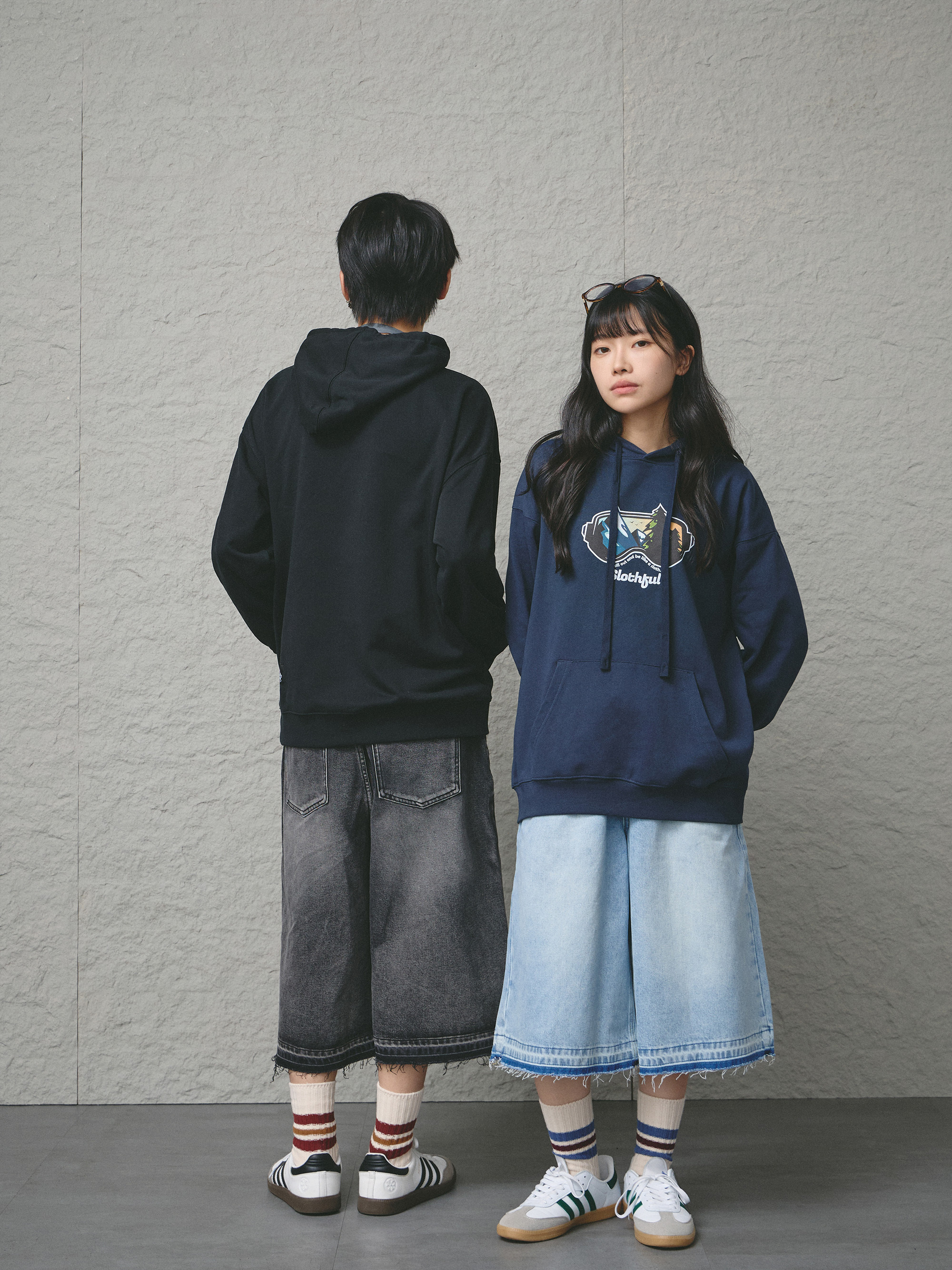 仿舊復古條紋長襪