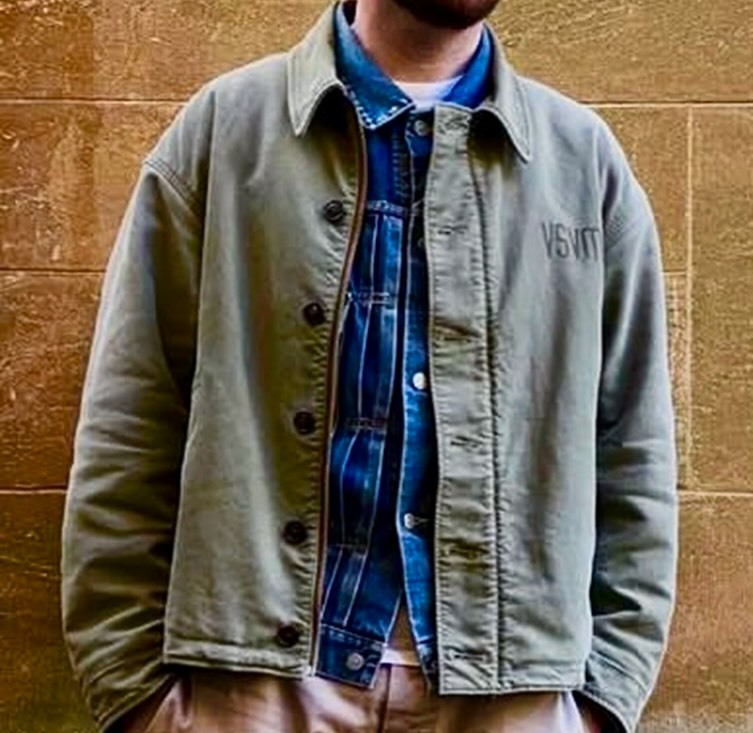 LAST PCS: VISVIM DECKHAND LIGHT JKT - OLIVE SIZE 3 PRE ORDER ITEM (預訂中)