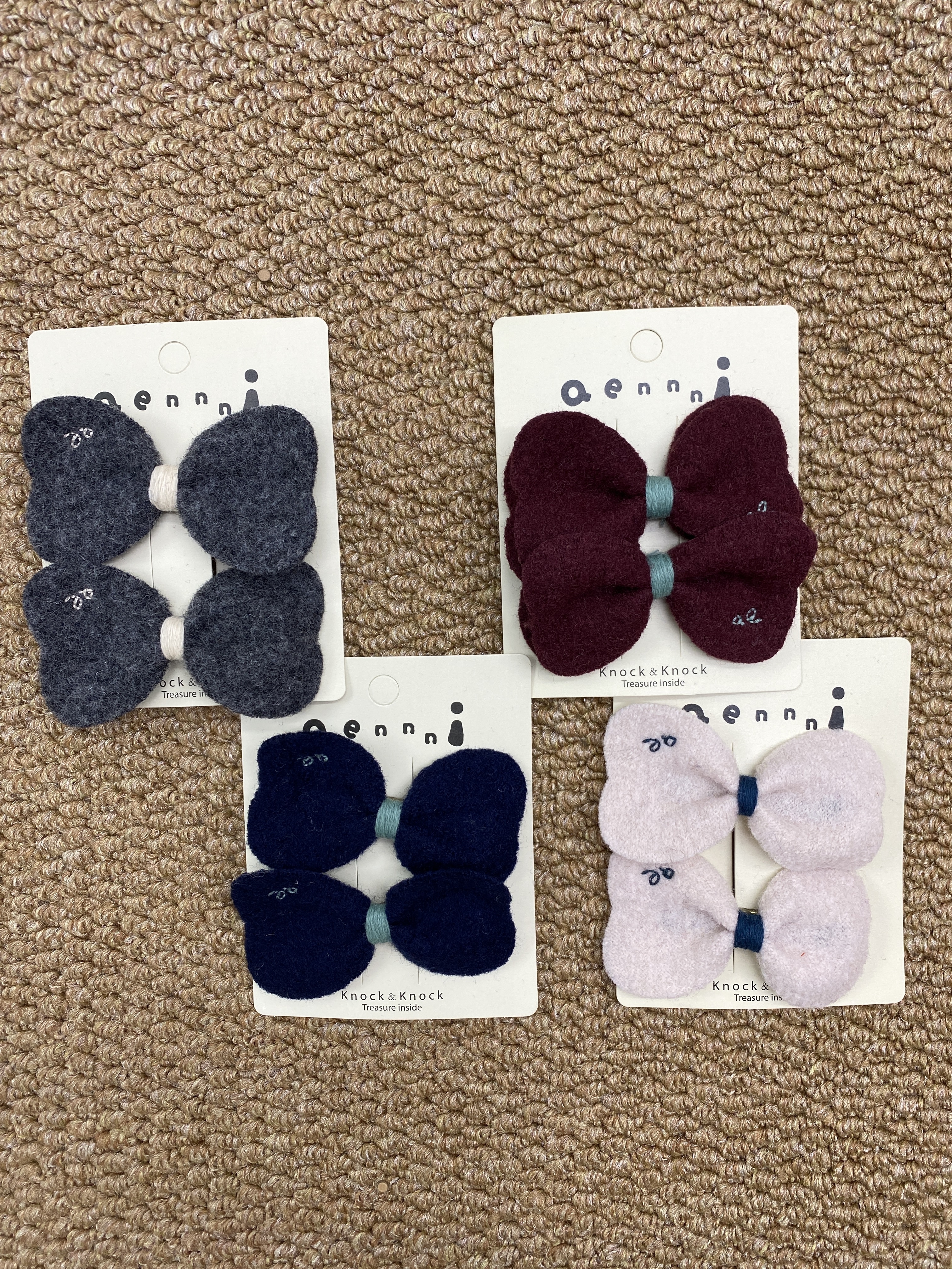 手工大蝴蝶結髮夾