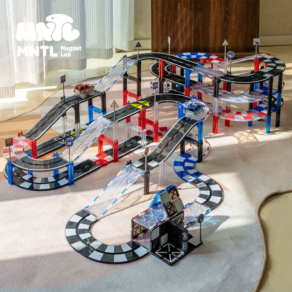 【MNTL】磁力積木 / 磁力拓荒者 EX.  MAG-Car Pioneer EX.  (賽車版) ( 108pcs )