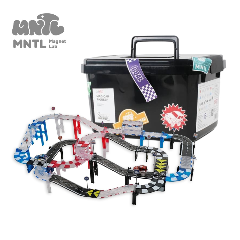 【MNTL】磁力積木 / 磁力拓荒者 EX.  MAG-Car Pioneer EX.  (賽車版) ( 108pcs )