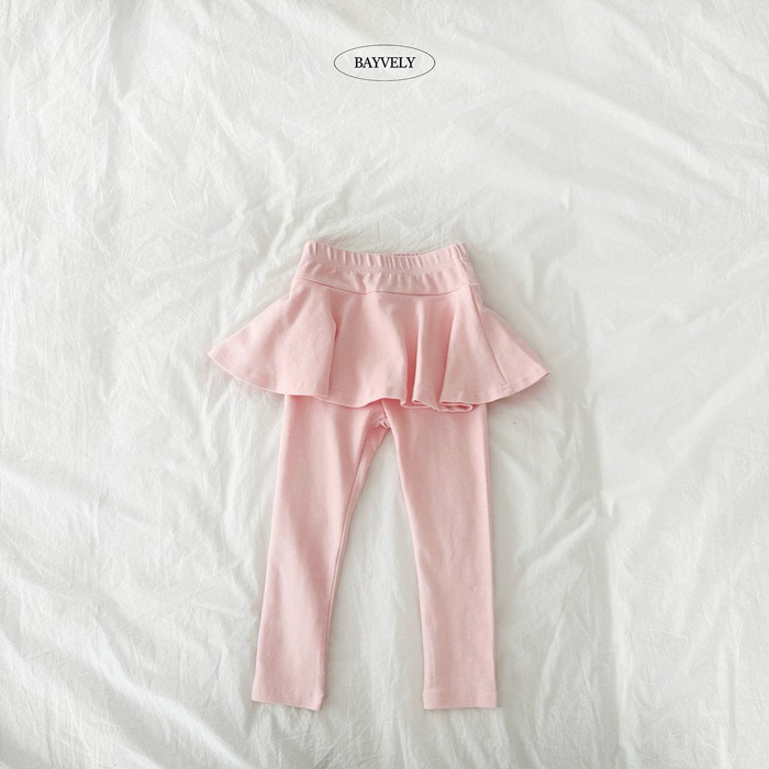 正韓春Bayvely 四色甜美假兩件裙褲