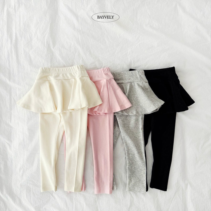 正韓春Bayvely 四色甜美假兩件裙褲