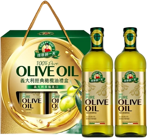 【得意的一天】經典橄欖油禮盒1L*2入