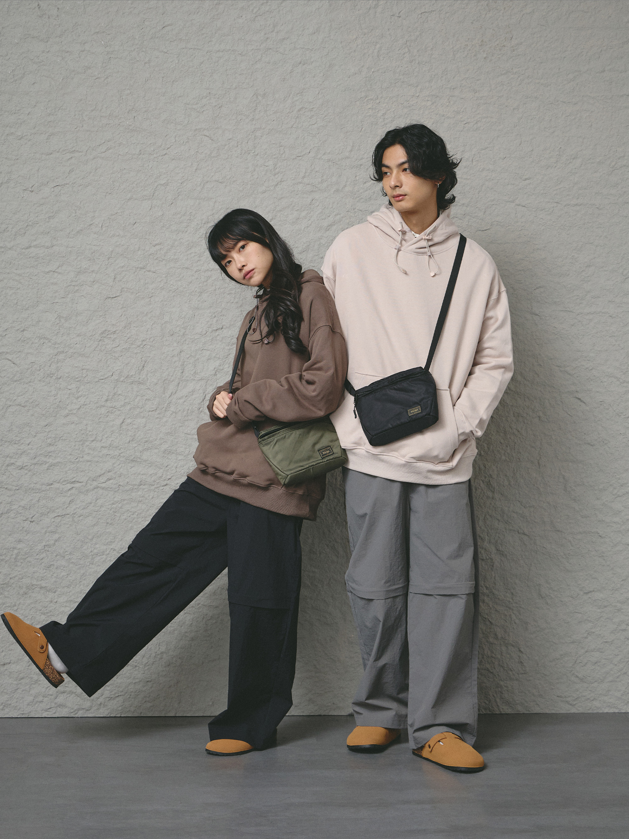 防潑水尼龍立體斜背小包