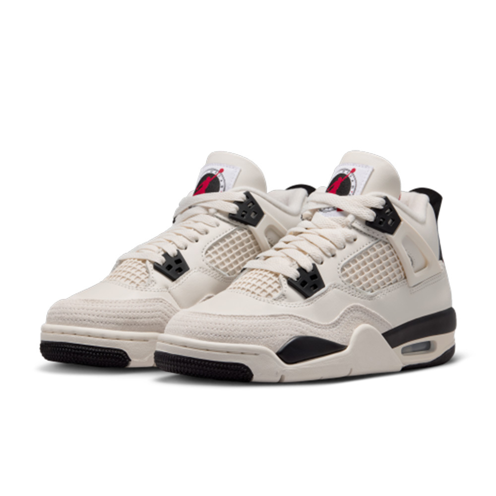 Nike Air Jordan 4 Retro 白黑飛行俱樂部 GS AJ4 緩震 抓地 運動鞋 大童鞋 IM4026-100