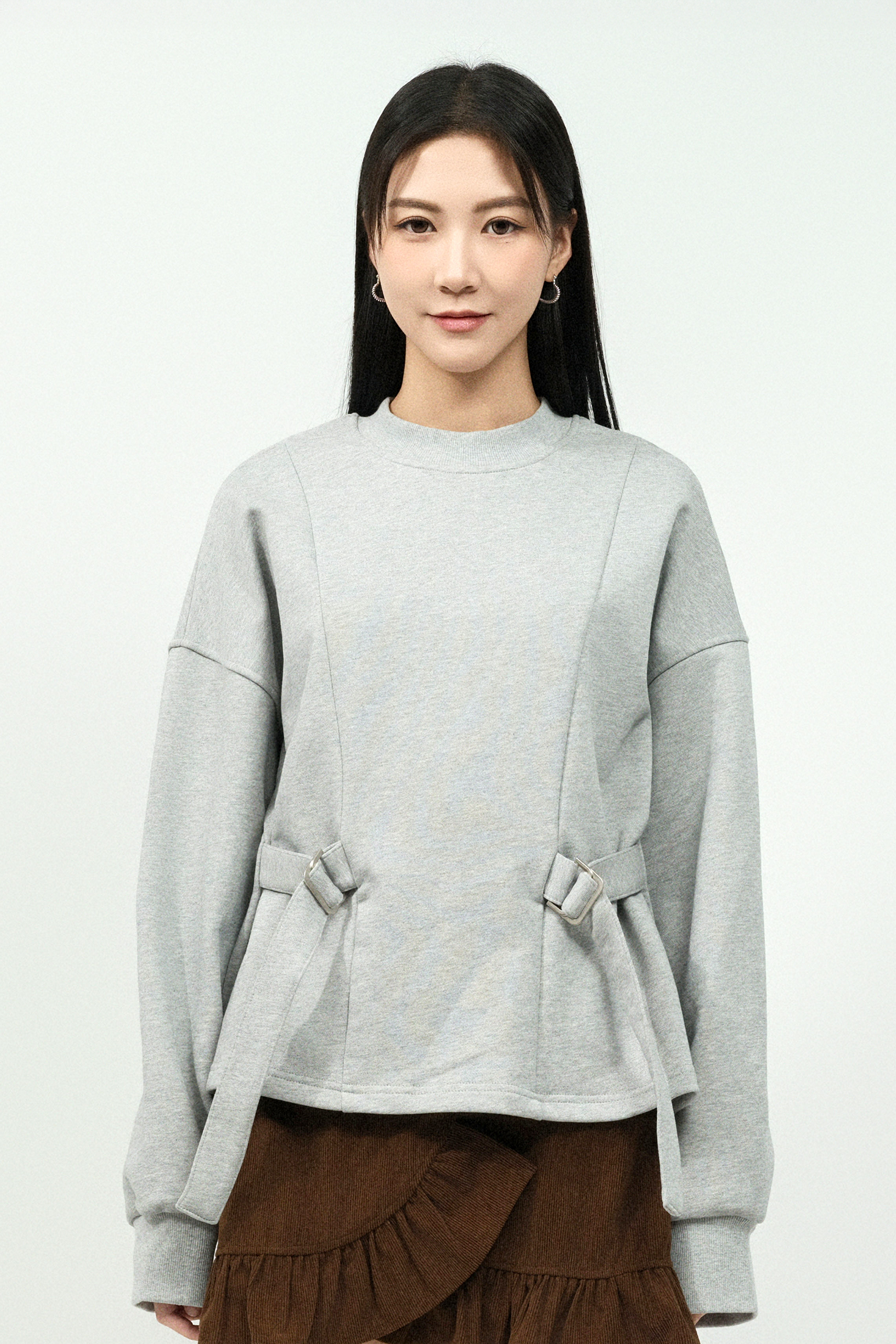 左右腰束帶衛衣（預購產品）