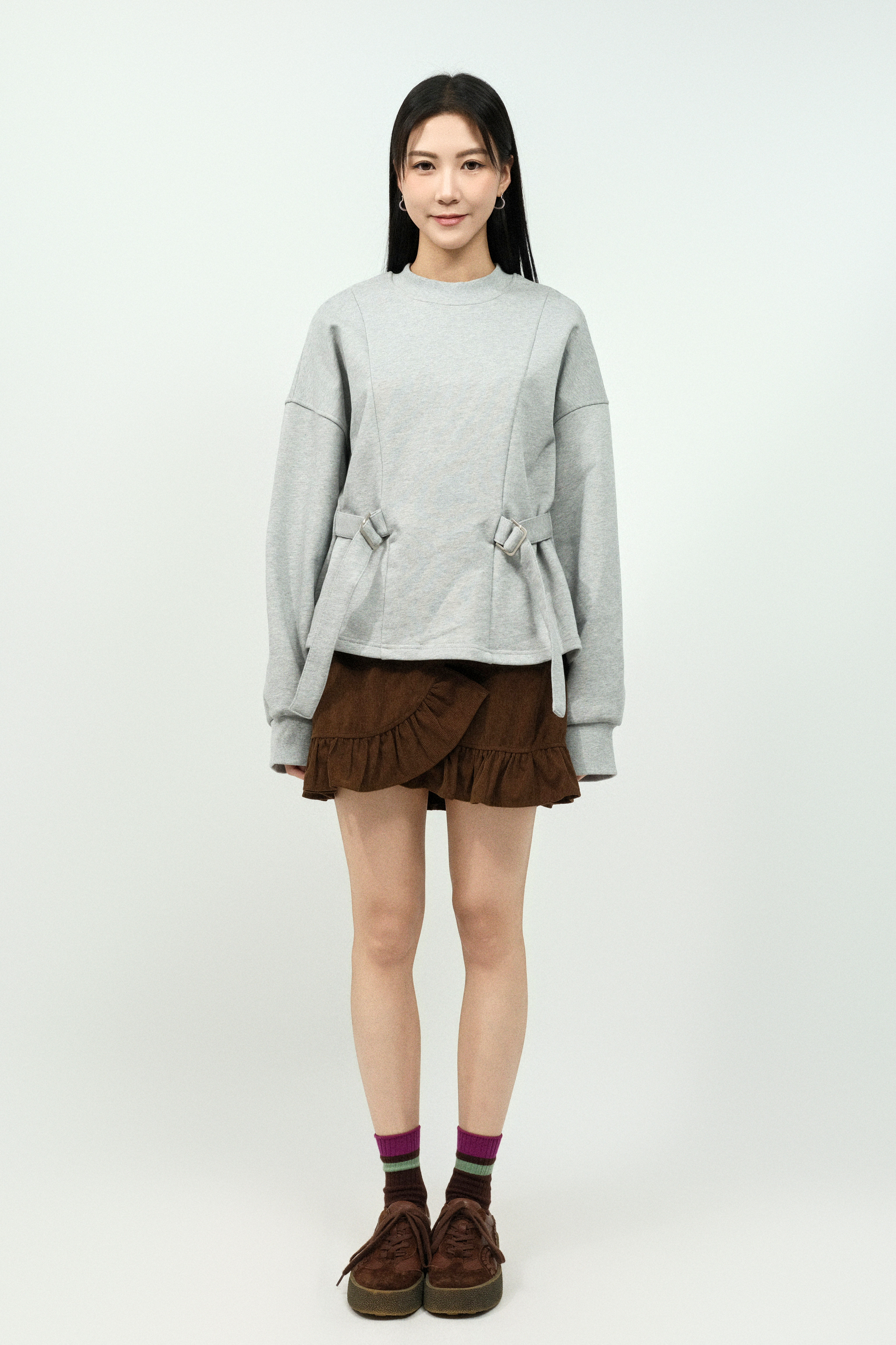 左右腰束帶衛衣（預購產品）