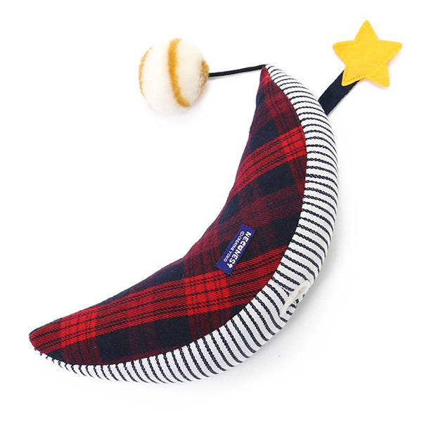 【PET PARADISE】寵物玩具-寵物天堂 月亮格紋紅 (帶貓薄荷)