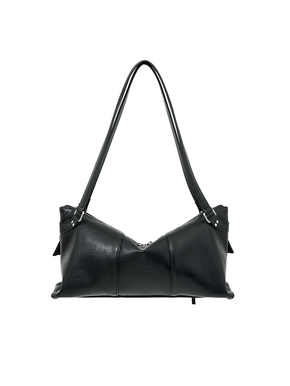 WIDE NEMO SHOULDER BAG IN BLACK