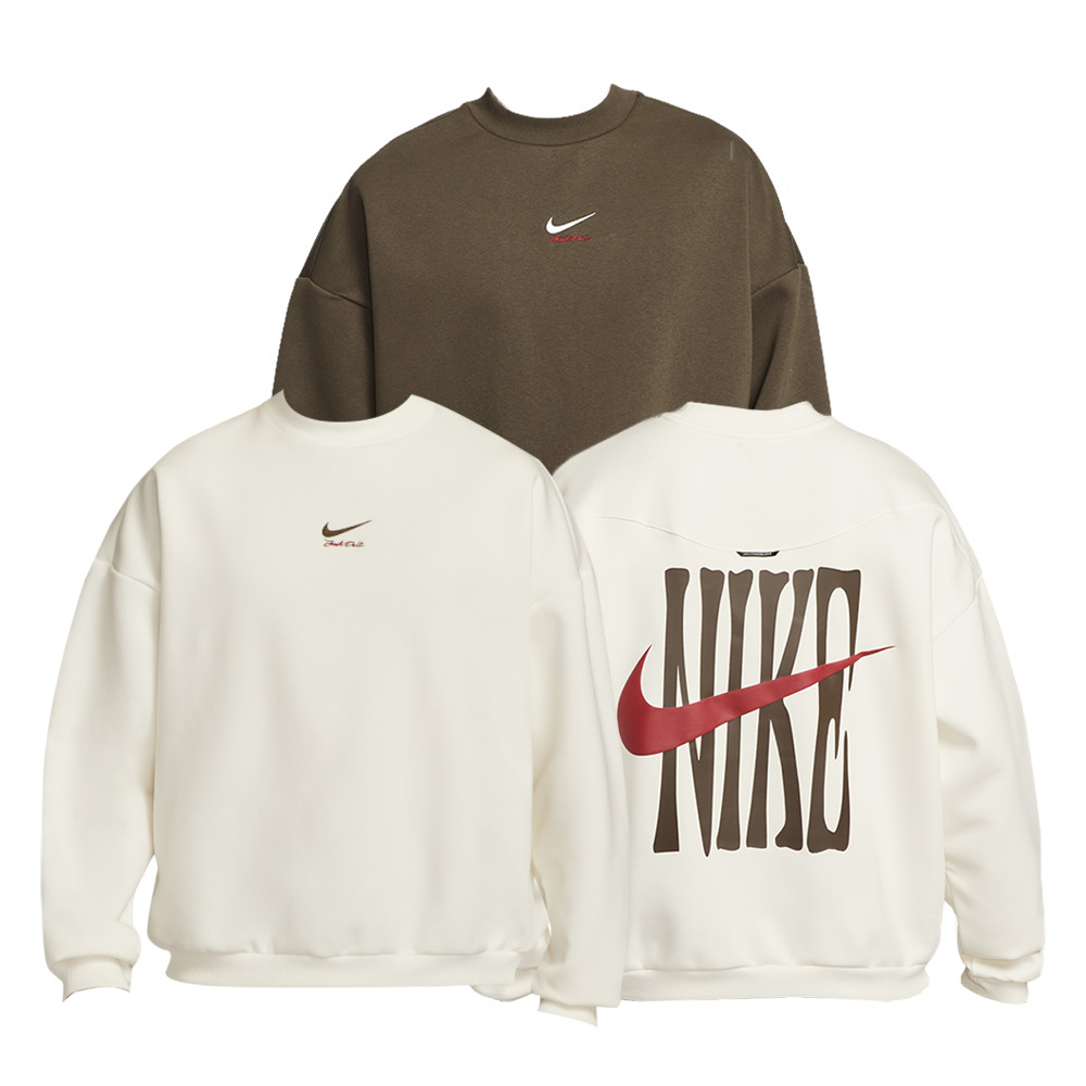 Nike Therma-FIT Pegasus CNY 新年限定 馬年 大學T 棕 / 米白 IQ3819-212 / IQ3819-133