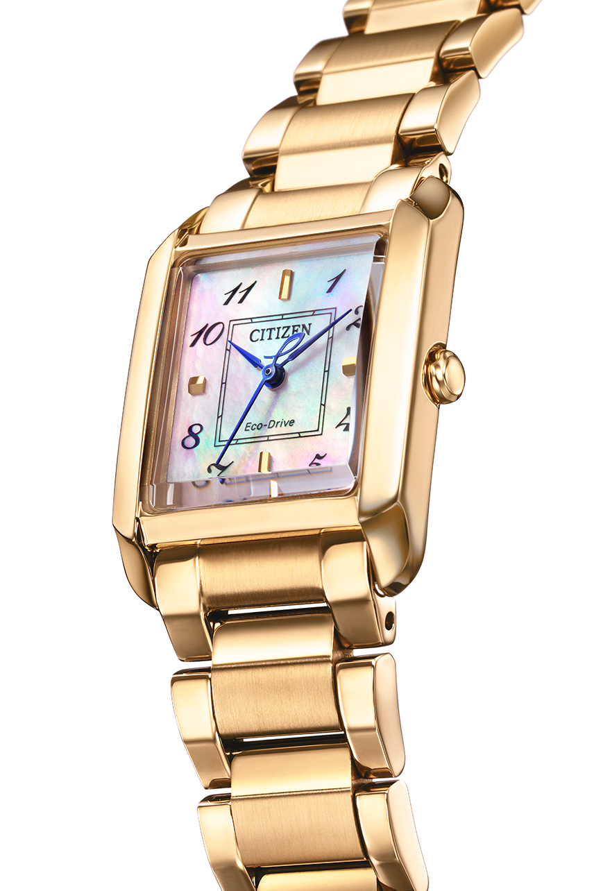Citizen 星辰 L Eco-Drive Women's Watch with Mother-of-Pearl Dial, Stainless Steel Strap, Eco-Drive Technology EW5603-89Y 珍珠貝殼錶盤不銹鋼錶帶光動能女士腕錶