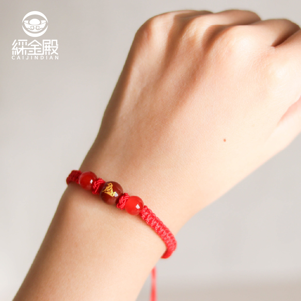 生肖狗-十二生肖紅瑪瑙手繩｜避邪｜強化活力｜增強自信｜守護平安【綵金殿】