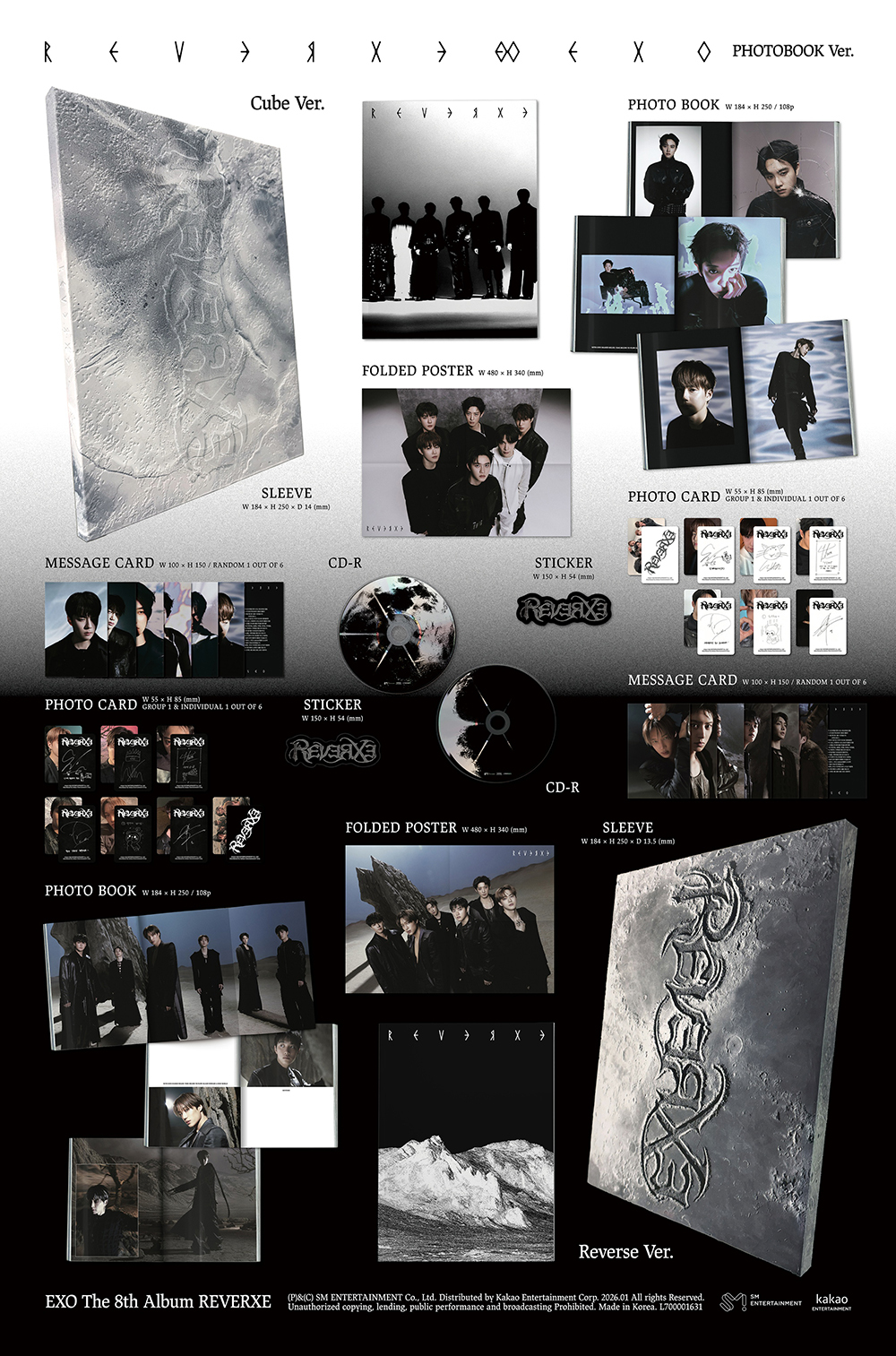 EXO ~ REVERXE <8th Regular Album>