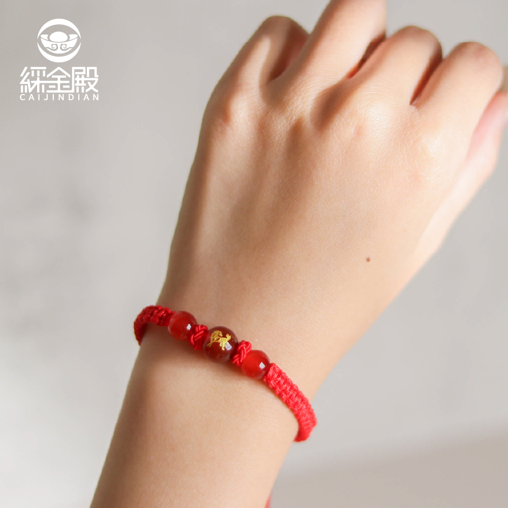 生肖馬-十二生肖紅瑪瑙手繩｜避邪｜強化活力｜增強自信｜守護平安【綵金殿】