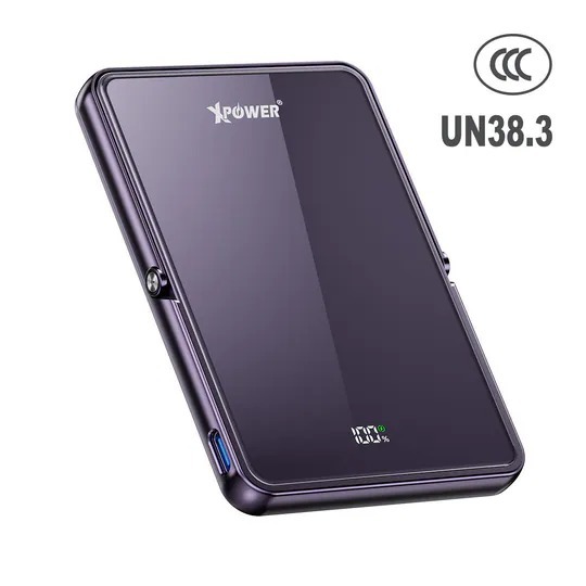 XPower M5K2 5合1鋅合金支架數顯 5000mAh PD3.0+QI2 磁吸移動電源