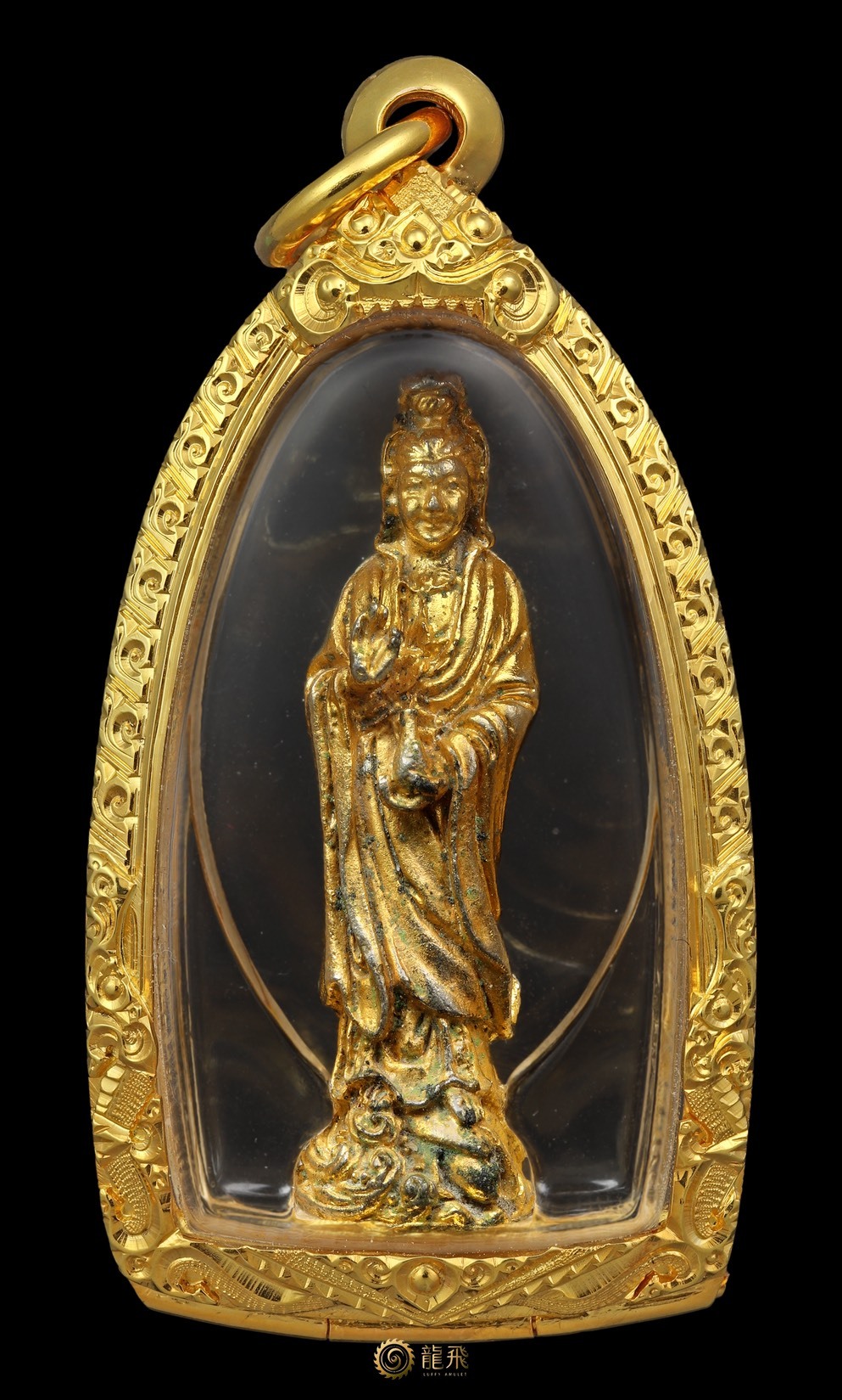 第一期觀音菩薩小立尊配戴型—龍普多瓦巴盧清批佛歷2518年