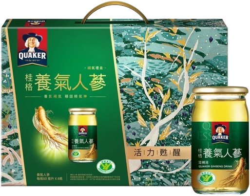 【桂格】養氣人蔘滋補液禮盒 60ml (8入/盒)