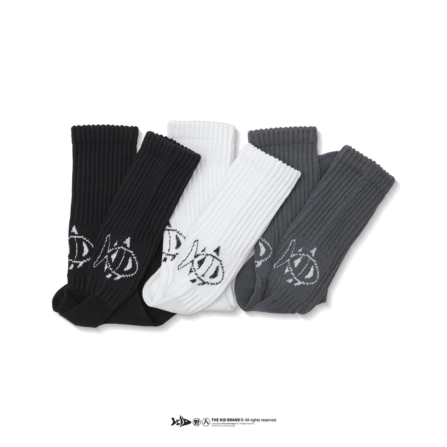 KID ® 一隻魚中筒襪 (1組3入)