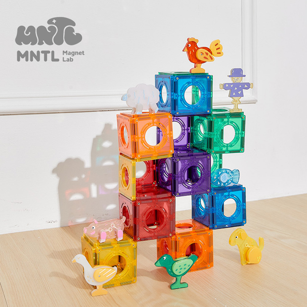 【MNTL】磁力積木/磁力片  動物公寓  Animals Apartment ( 10 pcs )