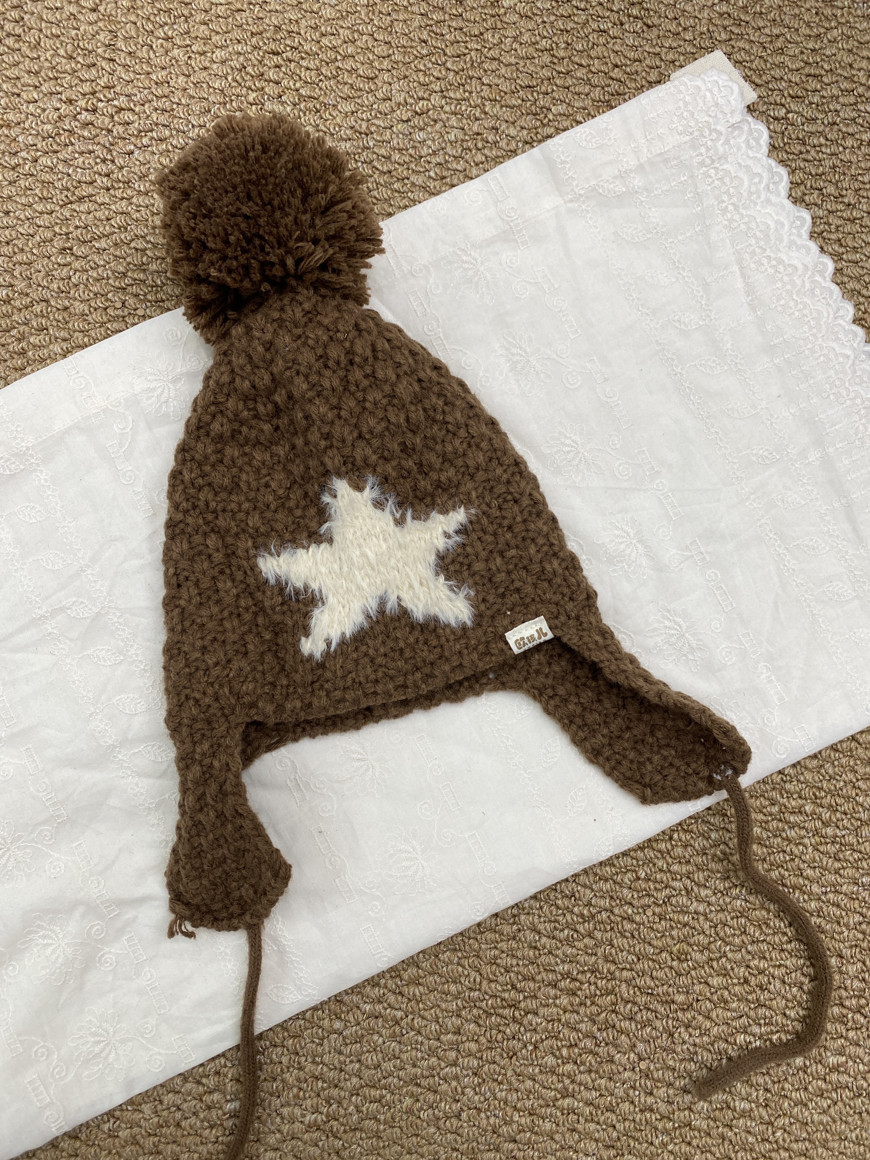 星星毛球護耳帽