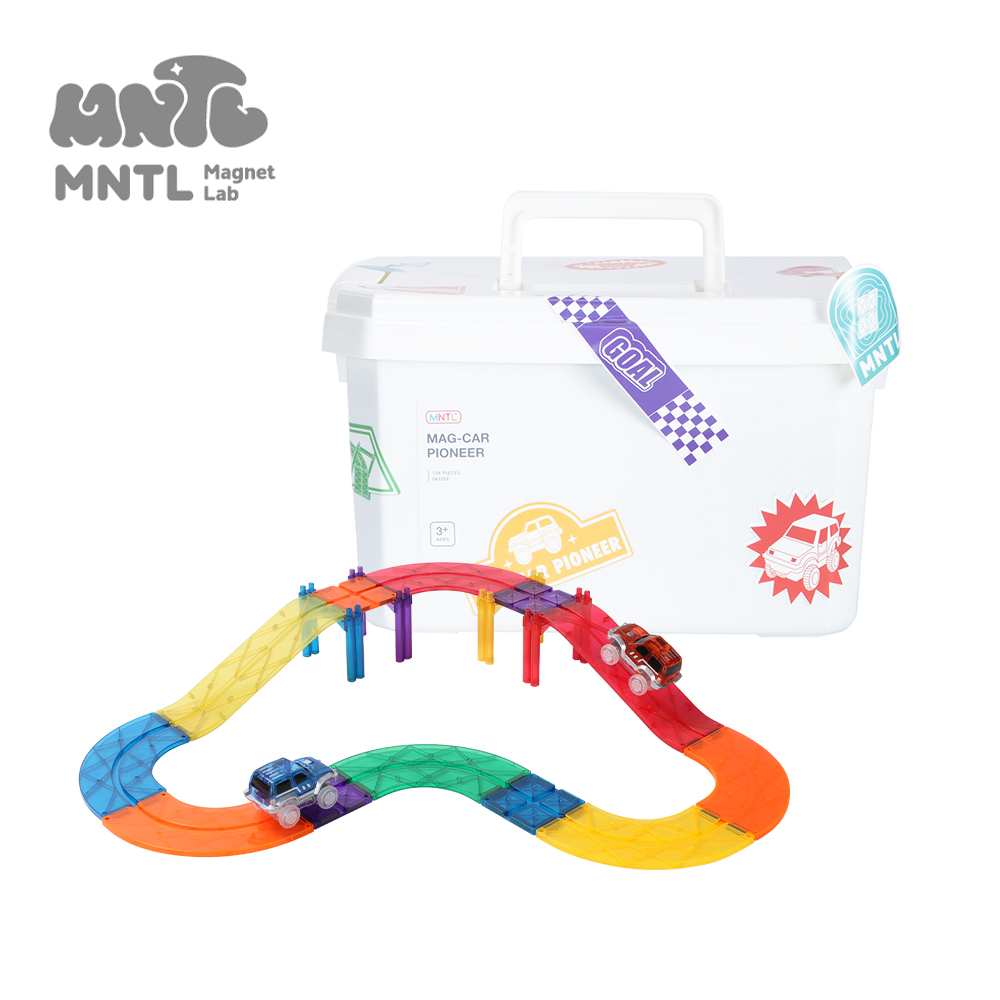 【MNTL】磁力積木 / 磁力拓荒者MAG-Car Pioneer ( 108pcs )