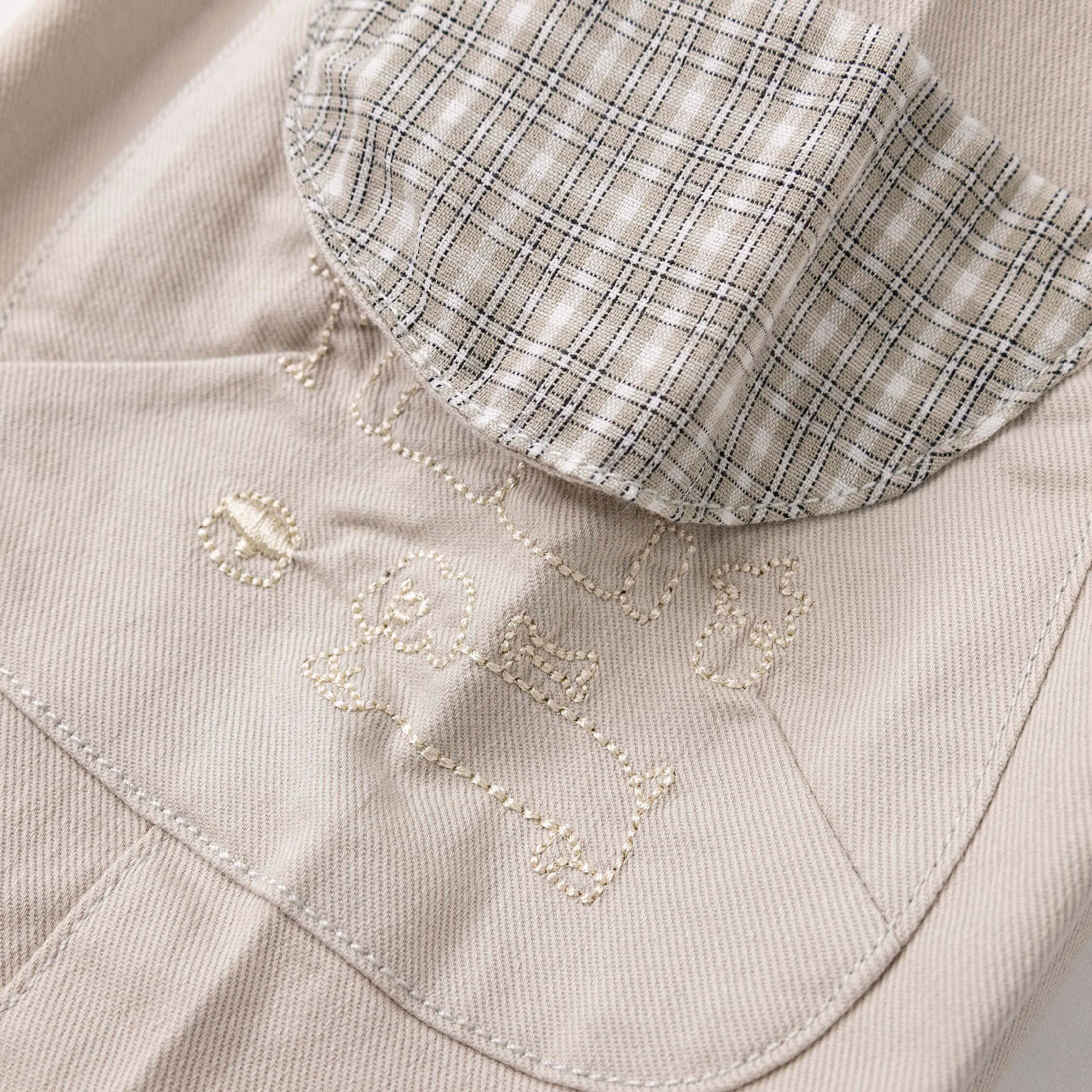 【H55958】童趣狗狗刺繡休閒褲＊二色