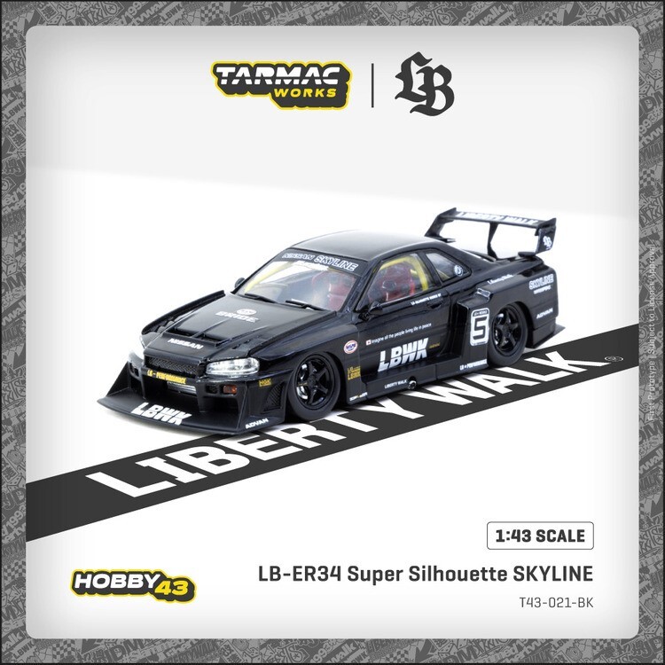 Tarmac Works LB-ER34 Super Silhouette SKYLINE
