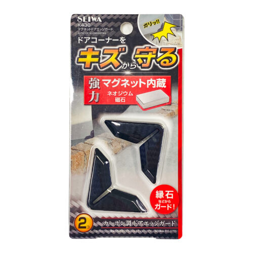 日本 SEIWA CARBON紋 磁吸式 車門邊角防撞條 車門角防撞護條