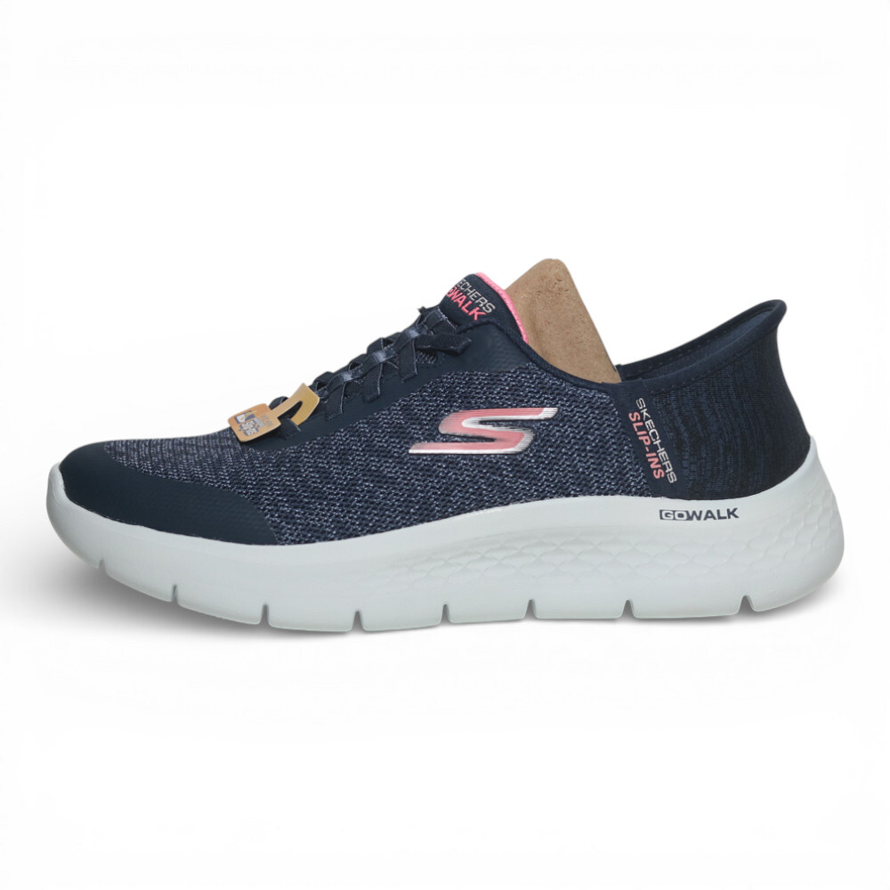 SKECHERS 休閒鞋 GO WALK FLEX-KAYLEE 藍粉 瞬穿 健走鞋 女 124842WNVPK