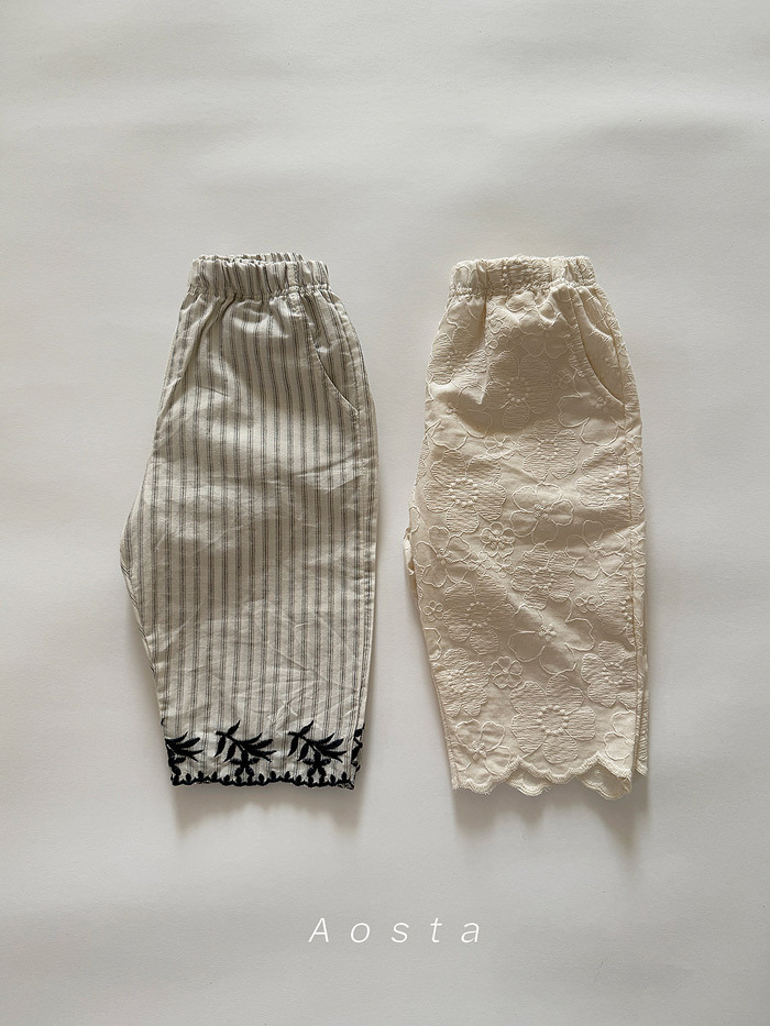 正韓春aosta 兩色法式鄉村褲