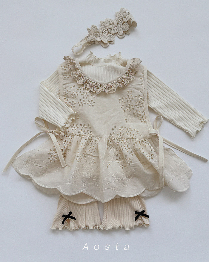 正韓春aosta 三色蝴蝶結捲邊喇叭褲