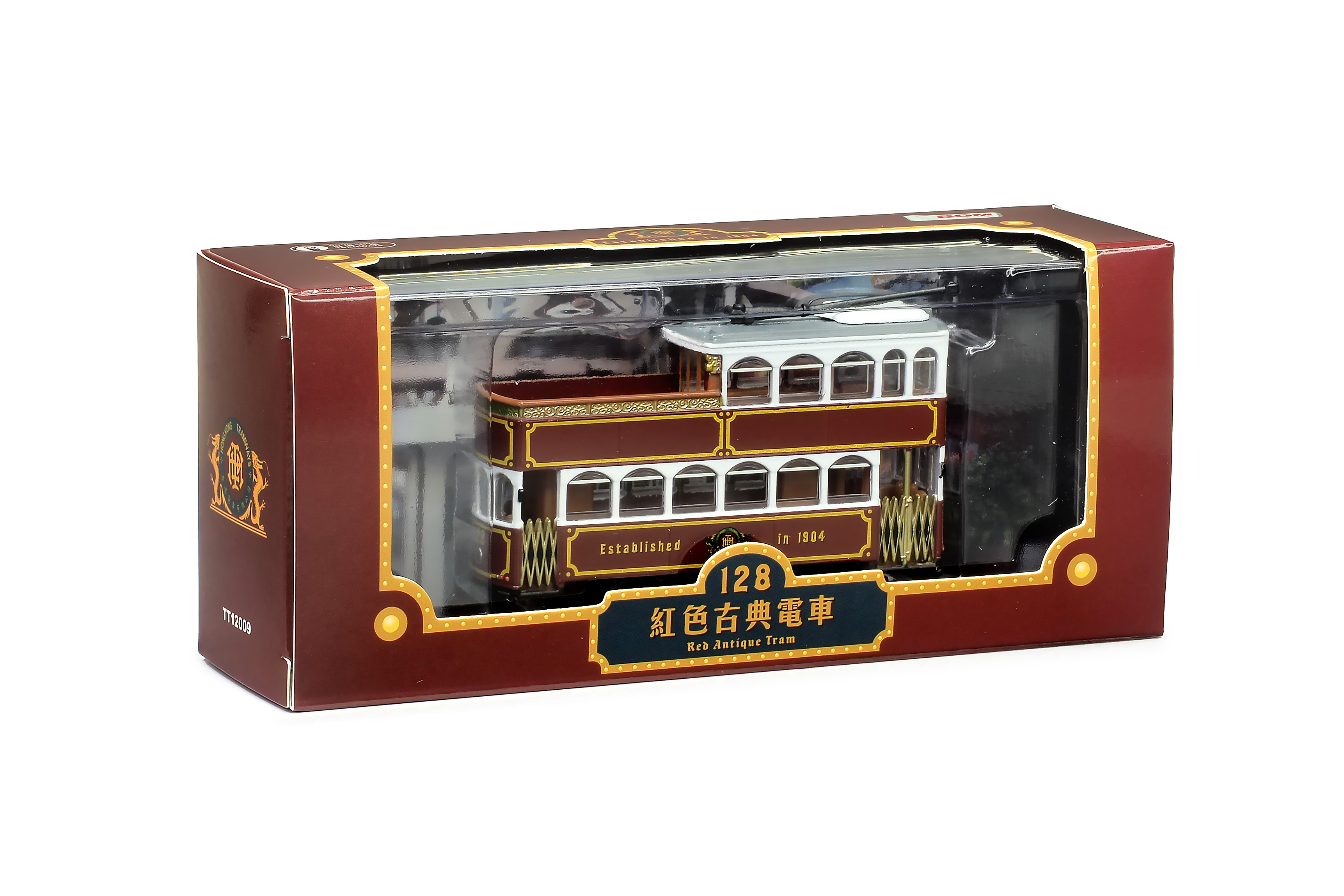 1:120 香港電車-紅色古典電車(車隊:128)