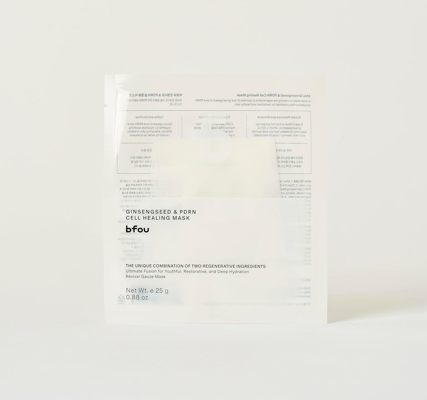 bfou | PDRN人蔘籽賦活原生面膜