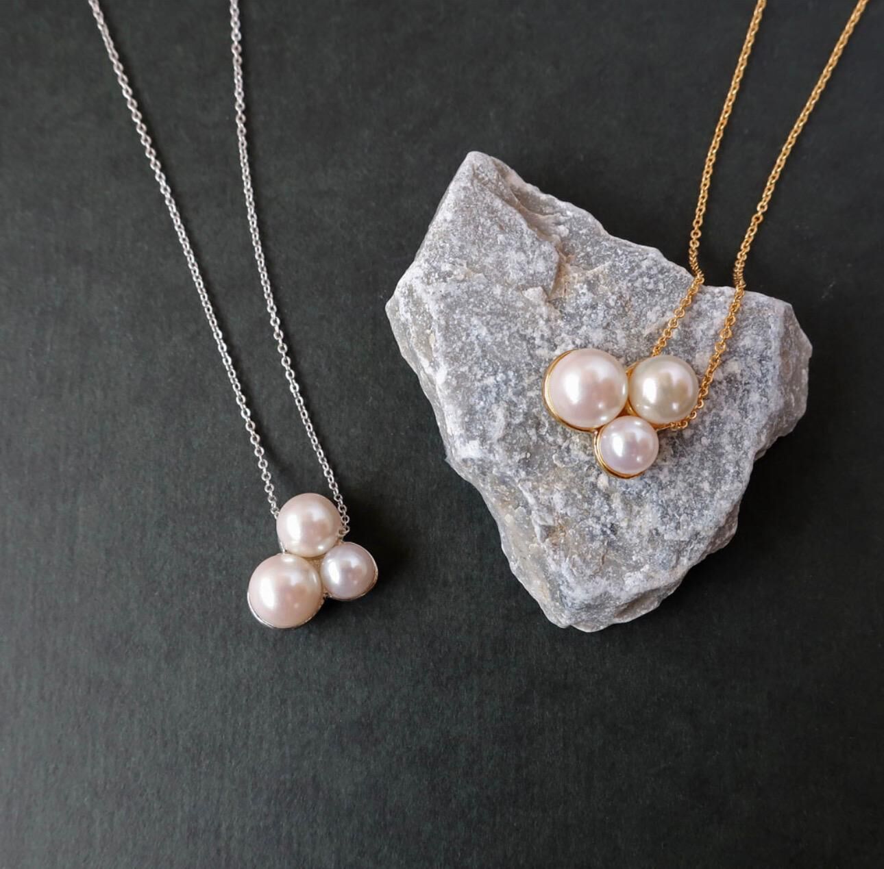 【預購】JN012102 Melody Accessory 珍珠三連項鍊