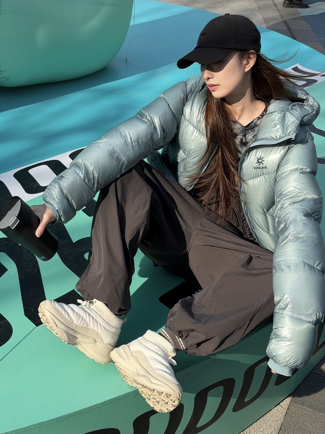 <亂亂賣第三彈!!💣>零碼-29cm-HOKA ONE ONE KAHA 2 登山靴 米灰色