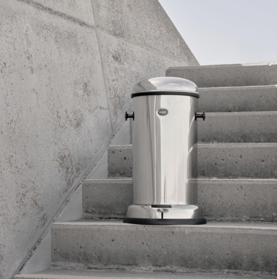 VIPP Kitchen Bin 15, 14L / Stainless Steel