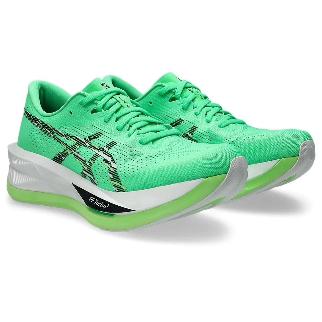 男鞋 ASICS SONICBLAST 綠色 輕量 彈力 緩震 運動 慢跑鞋【1011C083-300】