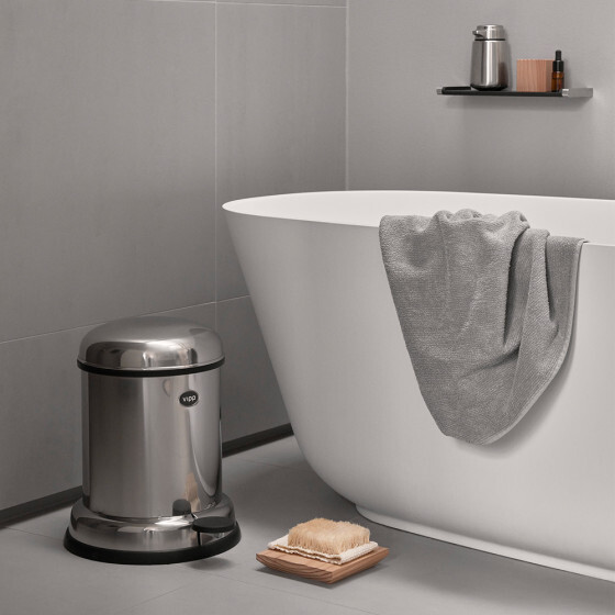 VIPP Bathroom Bin 14 / Stainless Steel (8L)