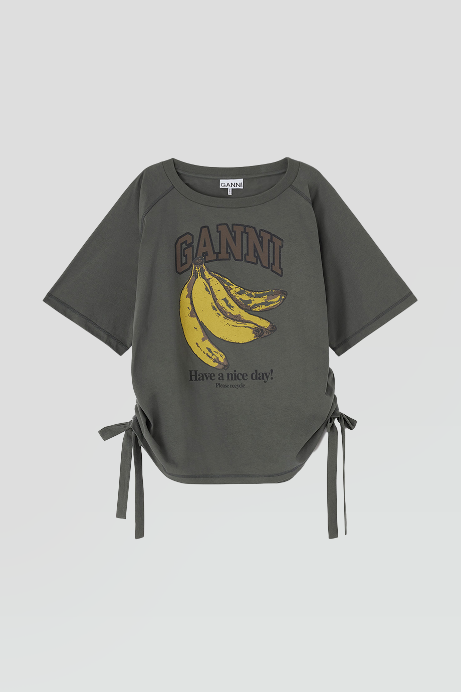 GANNI｜FUTURE 厚磅落肩T恤