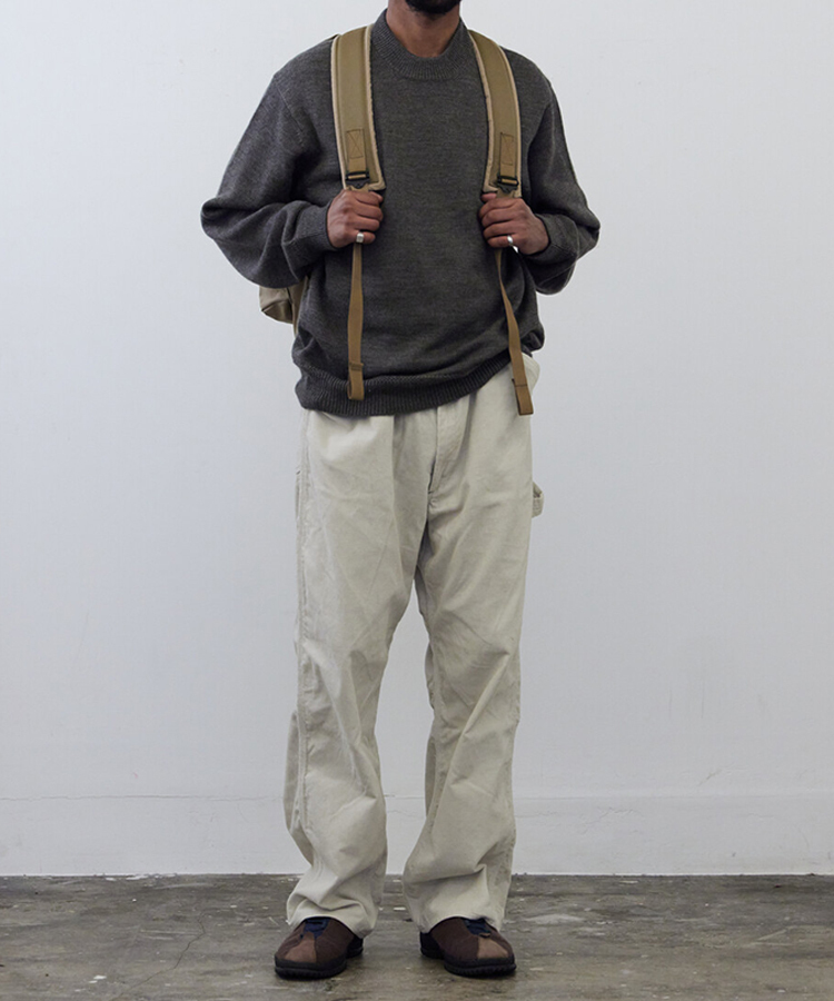 ENDS and MEANS |  Waffle Cord Painter Trousers