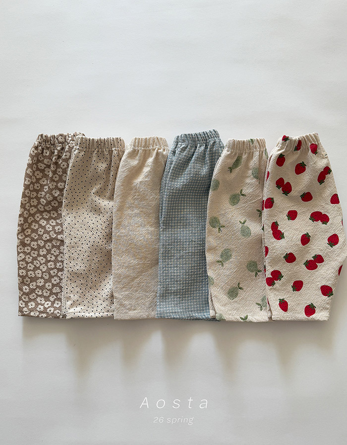 正韓春aosta 六色簡單搭配直筒褲