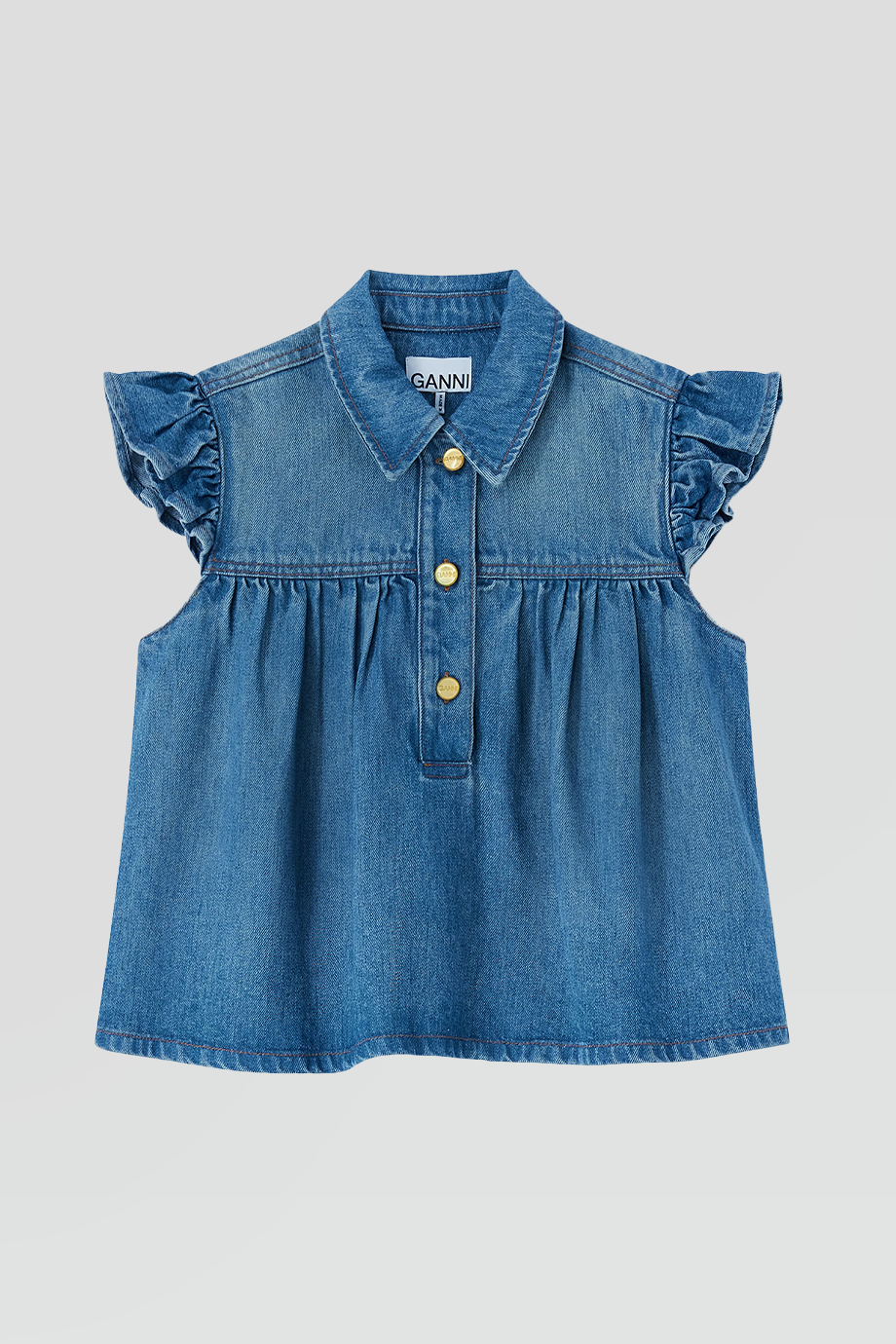 GANNI｜LIGHT 輕量丹寧上衣