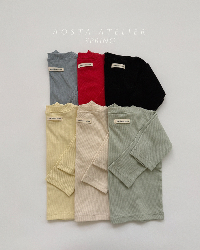 正韓春aosta 六色果醬百搭上衣